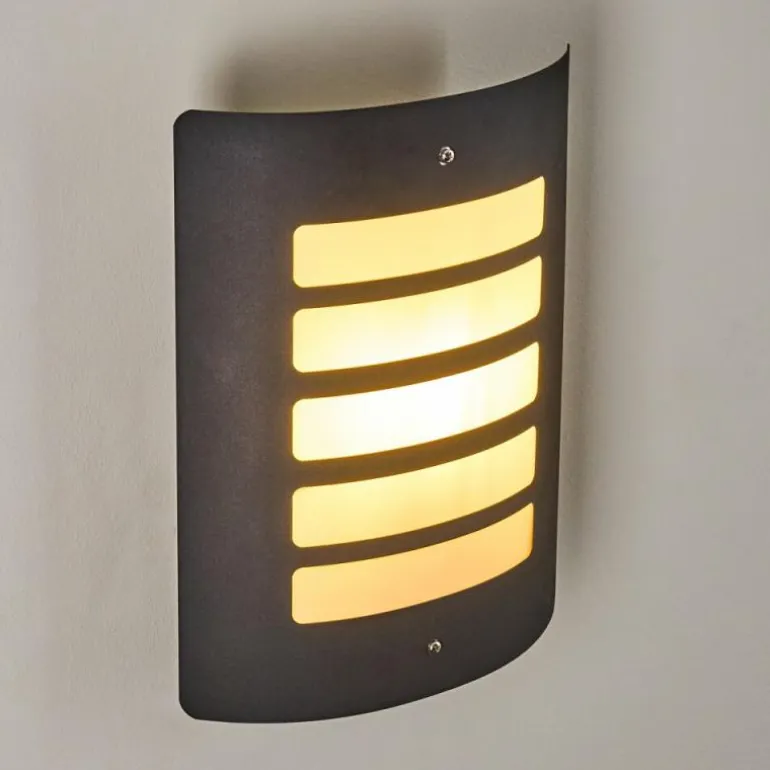 Applique murale d'extérieur Alslev Anthracite, 1 lumière