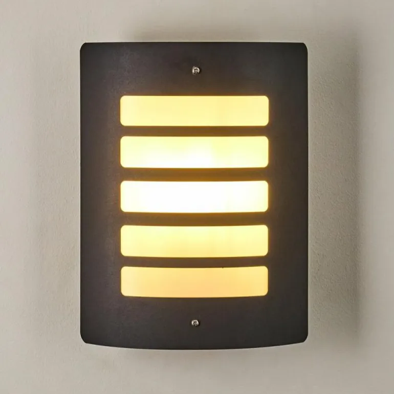 Applique murale d'extérieur Alslev Anthracite, 1 lumière