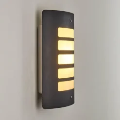 Applique murale d'extérieur Alslev Anthracite, 1 lumière