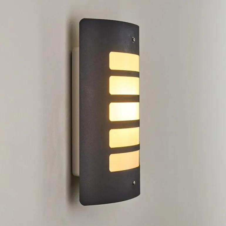Applique murale d'extérieur Alslev Anthracite, 1 lumière