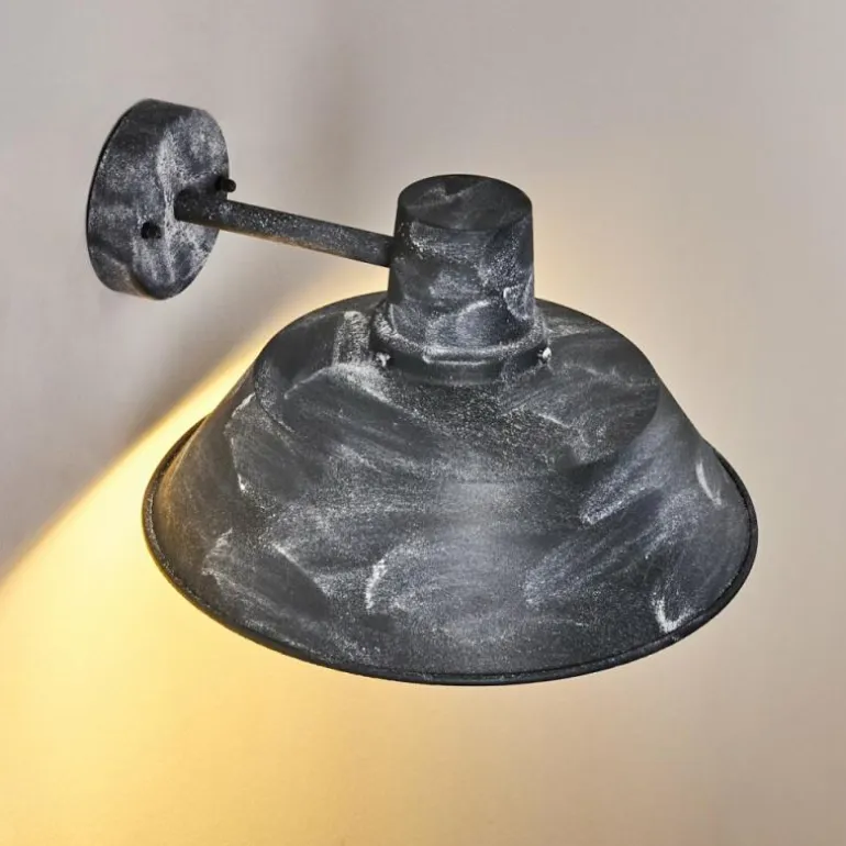 Applique murale d'extérieur Maloja Gris, Blanc, 1 lumière