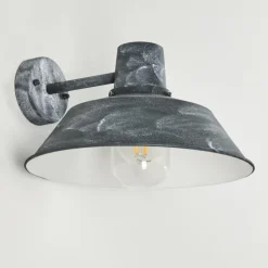 Applique murale d'extérieur Maloja Gris, Blanc, 1 lumière