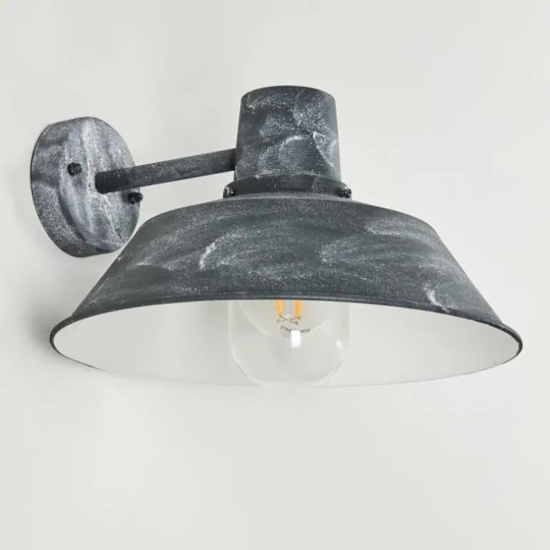 Applique murale d'extérieur Maloja Gris, Blanc, 1 lumière
