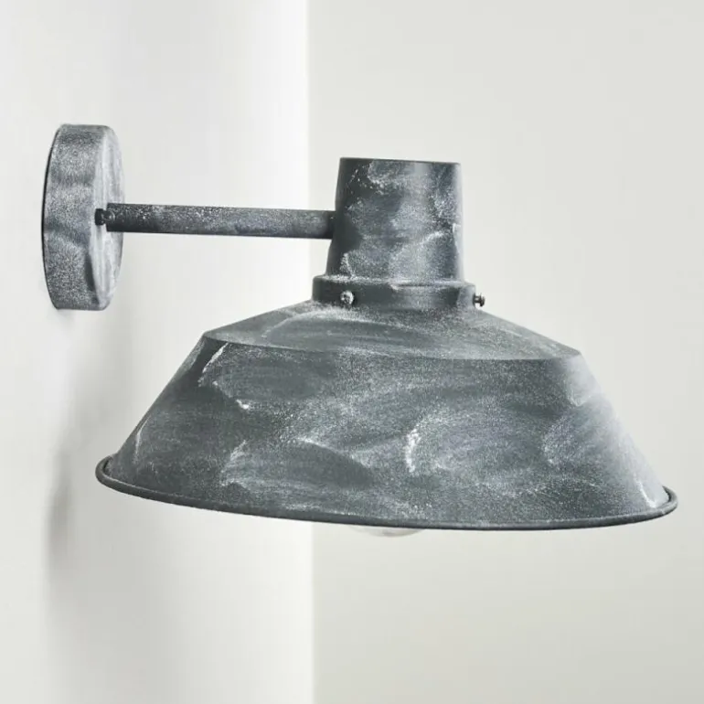 Applique murale d'extérieur Maloja Gris, Blanc, 1 lumière