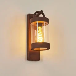 Applique murale d'extérieur Fulham Rouille, 1 lumière