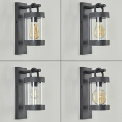 Applique murale d'extérieur Fulham Anthracite, 1 lumière