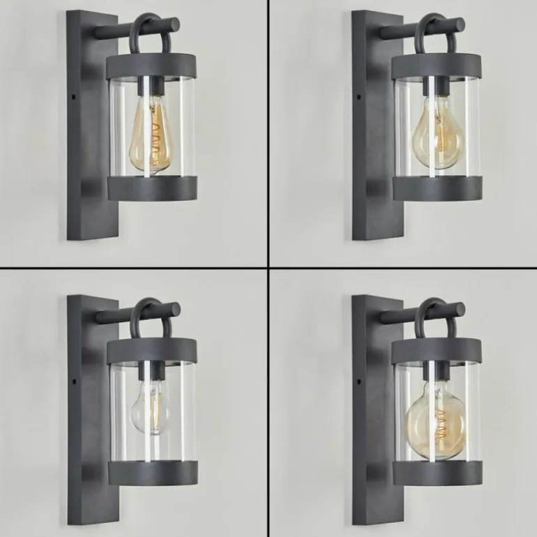 Applique murale d'extérieur Fulham Anthracite, 1 lumière