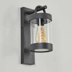 Applique murale d'extérieur Fulham Anthracite, 1 lumière