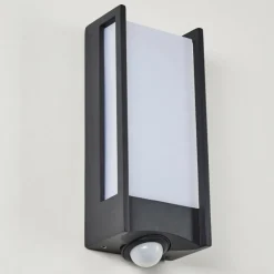 Applique murale d'extérieur Skove LED Anthracite, 1 lumière, Détecteur de mouvement