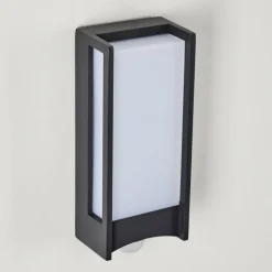 Applique murale d'extérieur Skove LED Anthracite, 1 lumière, Détecteur de mouvement