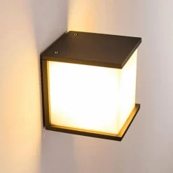 Applique murale d'extérieur Ebba Anthracite, 1 lumière