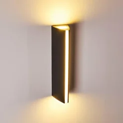 Applique murale d'extérieur Rotterdamm LED Noir, 1 lumière