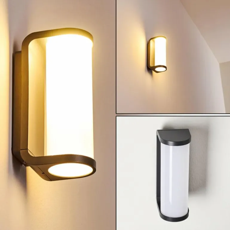 Applique murale d'extérieur Novelle LED Anthracite, 1 lumière