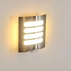 Applique murale d'extérieur Meja LED Anthracite, 1 lumière, Détecteur de mouvement