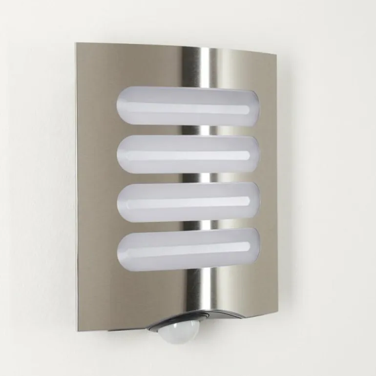 Applique murale d'extérieur Meja LED Anthracite, 1 lumière, Détecteur de mouvement