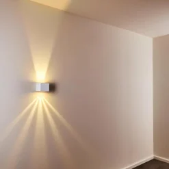 Applique murale d'extérieur Jonava LED Blanc, 2 lumières