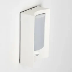 Applique murale d'extérieur Nordkapp LED Blanc, 1 lumière, Détecteur de mouvement