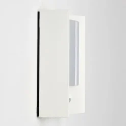 Applique murale d'extérieur Nordkapp LED Blanc, 1 lumière, Détecteur de mouvement