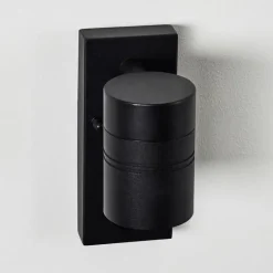 Applique murale d'extérieur Froslev LED Noir, 1 lumière, Détecteur de mouvement