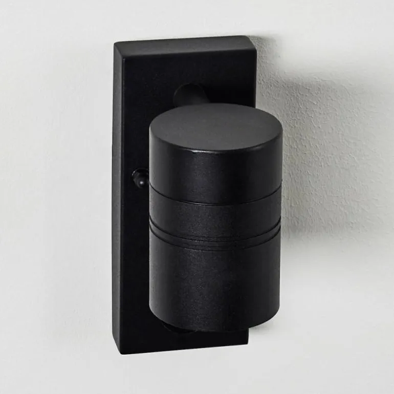 Applique murale d'extérieur Froslev LED Noir, 1 lumière, Détecteur de mouvement