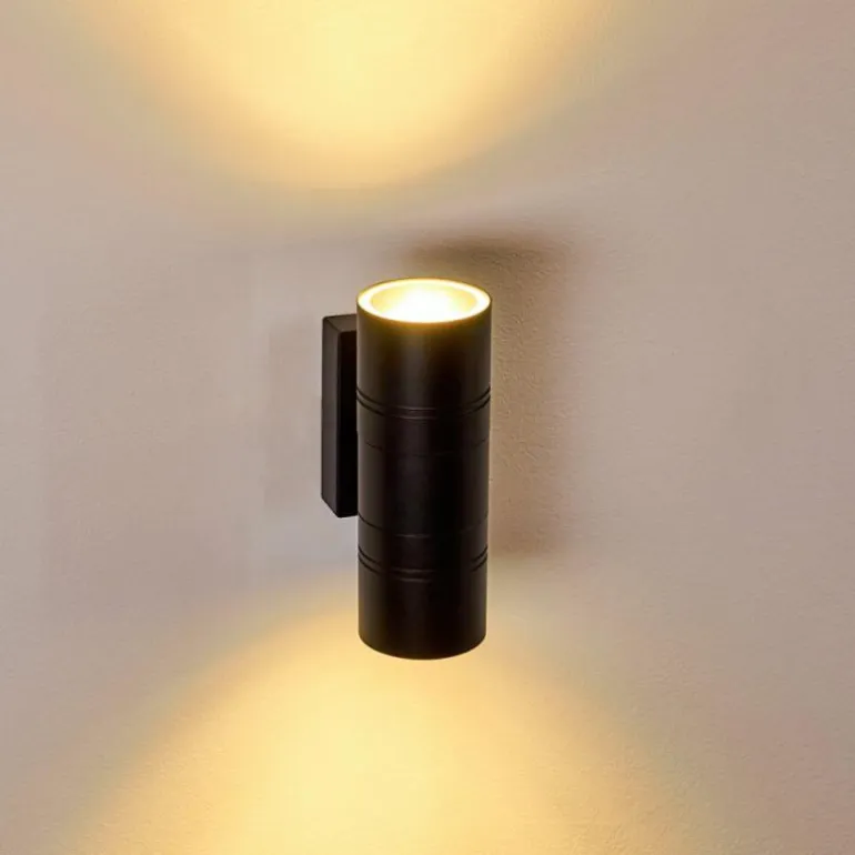 Applique murale d'extérieur Froslev LED Noir, 2 lumières