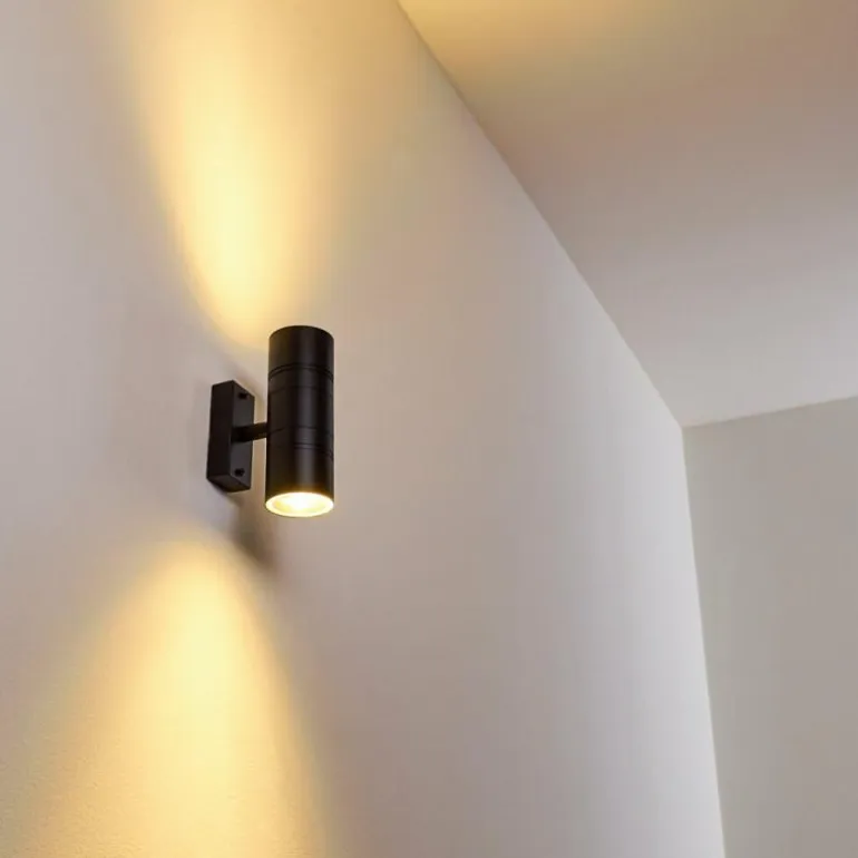 Applique murale d'extérieur Froslev LED Noir, 2 lumières