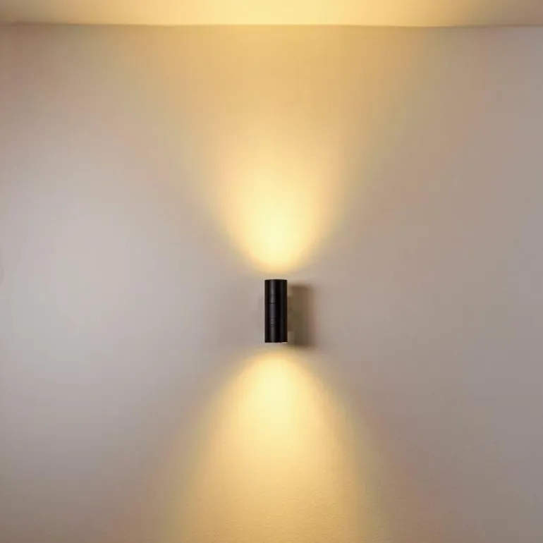 Applique murale d'extérieur Froslev LED Noir, 2 lumières