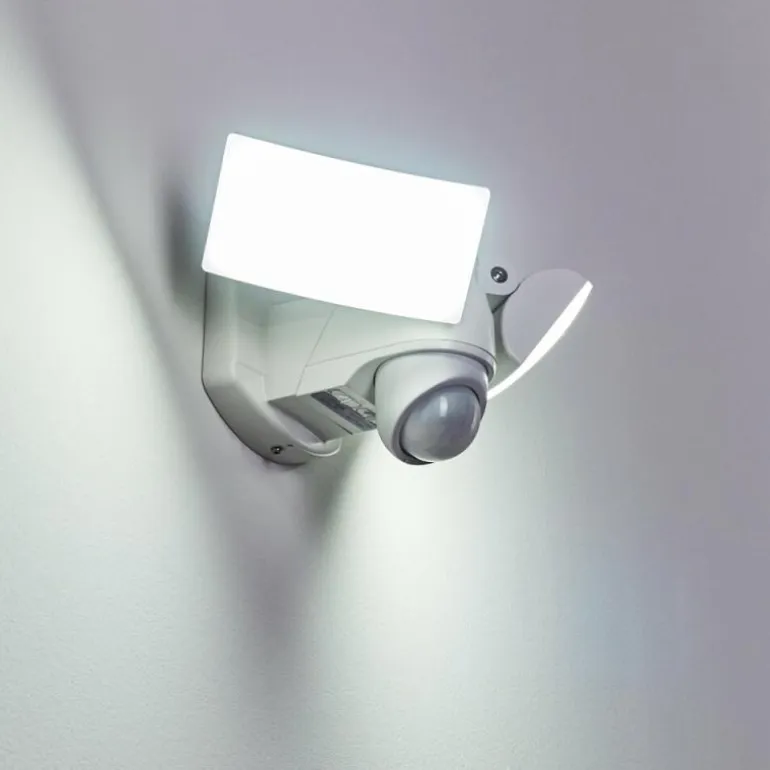 Applique murale d'extérieur Foroyar LED Blanc, 2 lumières, Détecteur de mouvement