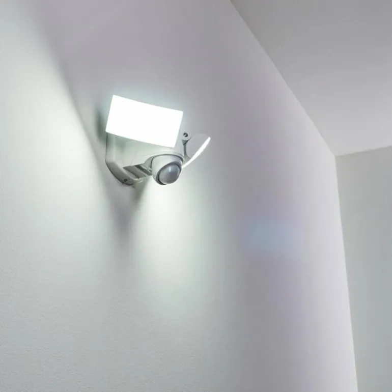 Applique murale d'extérieur Foroyar LED Blanc, 2 lumières, Détecteur de mouvement