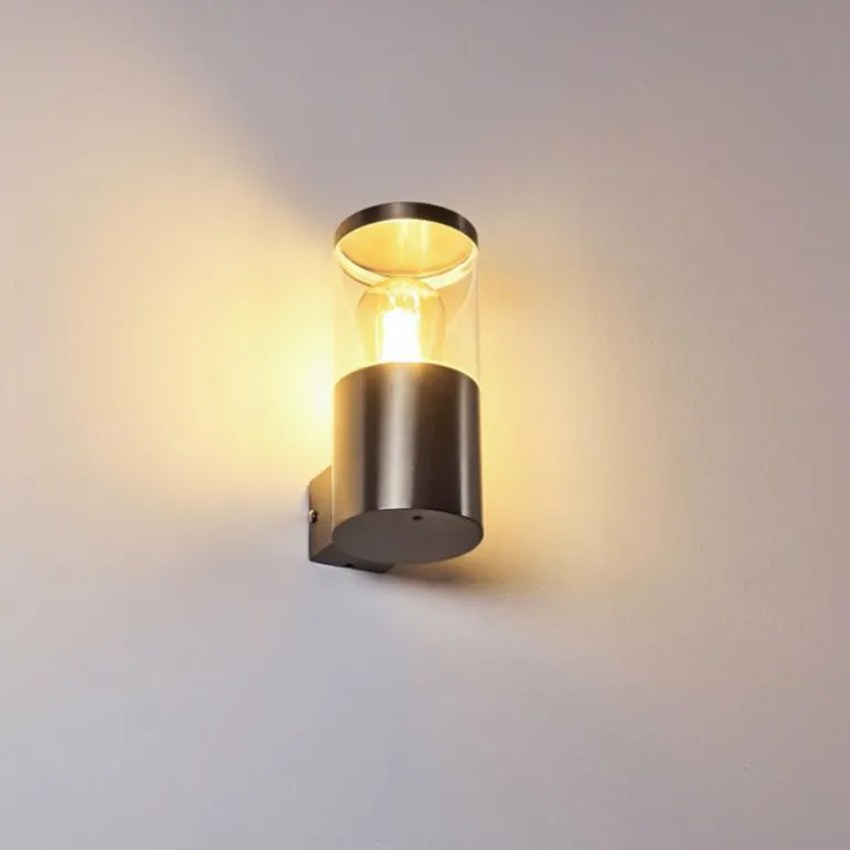 Applique murale d'extérieur Bodio Chrome, 1 lumière