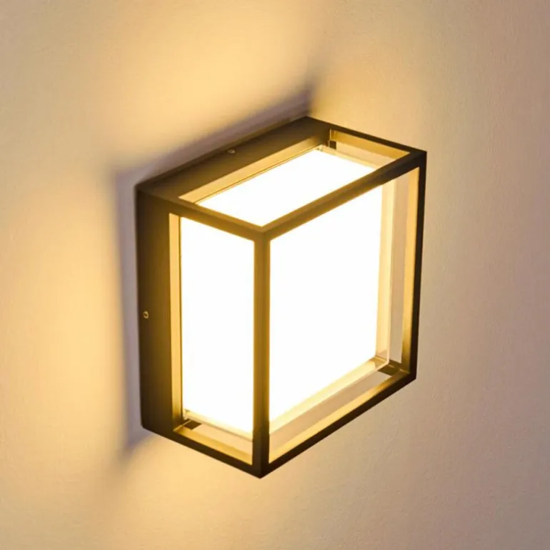 Applique murale d'extérieur Lysabild LED Noir, 1 lumière