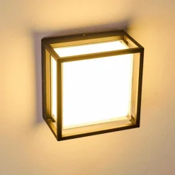 Applique murale d'extérieur Lysabild LED Noir, 1 lumière