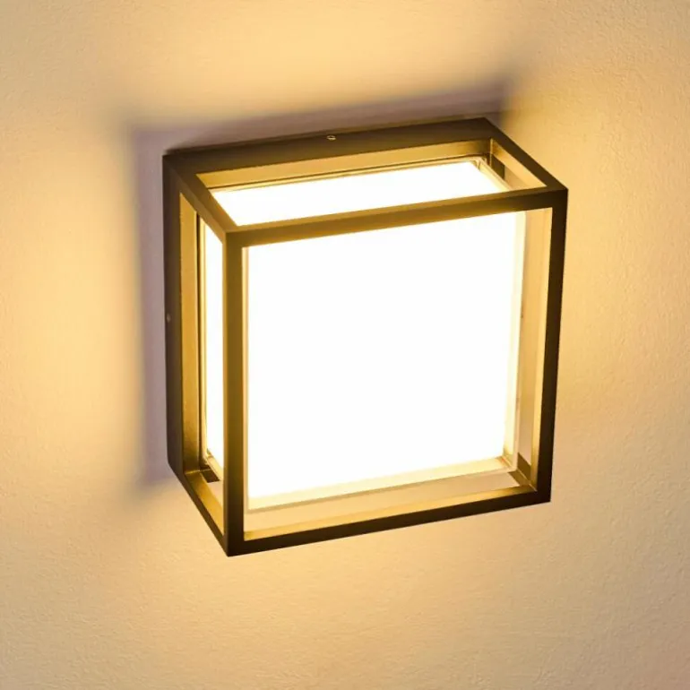 Applique murale d'extérieur Lysabild LED Noir, 1 lumière