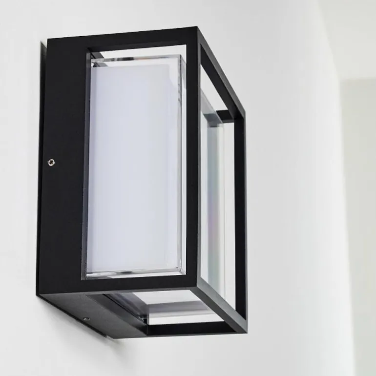 Applique murale d'extérieur Lysabild LED Noir, 1 lumière