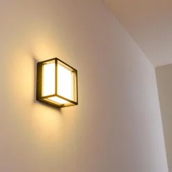 Applique murale d'extérieur Lysabild LED Noir, 1 lumière