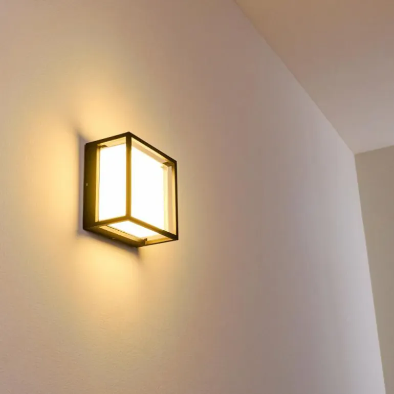 Applique murale d'extérieur Lysabild LED Noir, 1 lumière