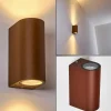Applique murale d'extérieur Norrelogum Rouille, 2 lumières