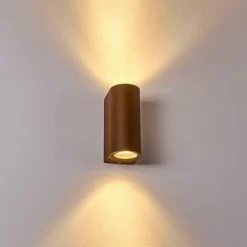 Applique murale d'extérieur Norrelogum Rouille, 2 lumières