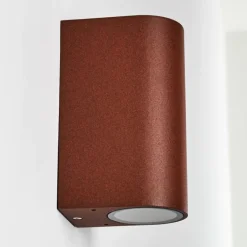 Applique murale d'extérieur Norrelogum Rouille, 2 lumières