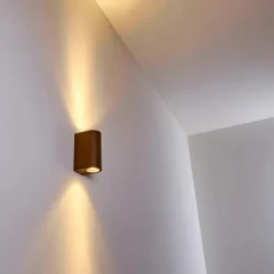Applique murale d'extérieur Norrelogum Rouille, 2 lumières