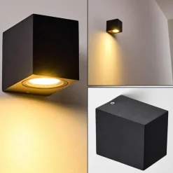 Applique murale d'extérieur Nordborg LED Noir, 1 lumière