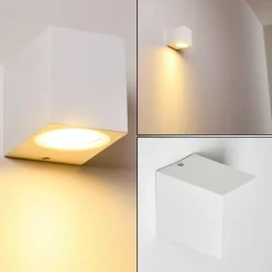 Applique murale d'extérieur Nordborg LED Blanc, 1 lumière