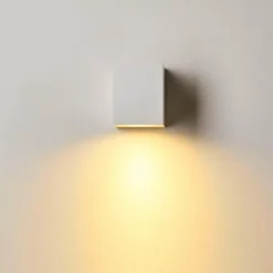 Applique murale d'extérieur Nordborg LED Blanc, 1 lumière