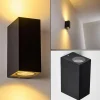 Applique murale d'extérieur Nordborg LED Noir, 2 lumières