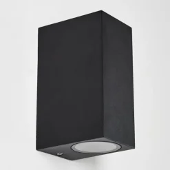 Applique murale d'extérieur Nordborg LED Noir, 2 lumières