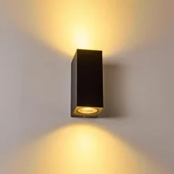 Applique murale d'extérieur Nordborg LED Noir, 2 lumières