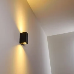Applique murale d'extérieur Nordborg LED Noir, 2 lumières
