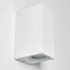 Applique murale d'extérieur Nordborg LED Blanc, 2 lumières