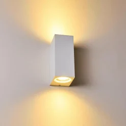 Applique murale d'extérieur Nordborg LED Blanc, 2 lumières