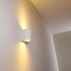 Applique murale d'extérieur Nordborg LED Blanc, 2 lumières